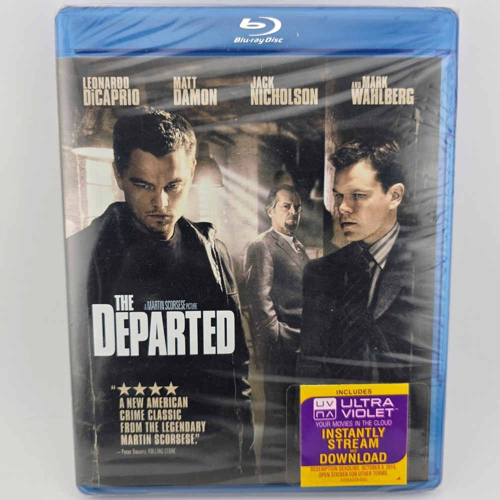 Warner Bros The Departed Blu-ray‎ Movie Martin Scorsese Crime Drama New